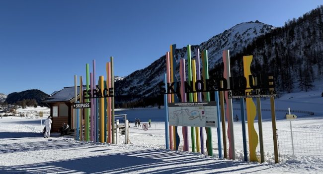Plans des pistes de Ski de fond à Montgenèvre