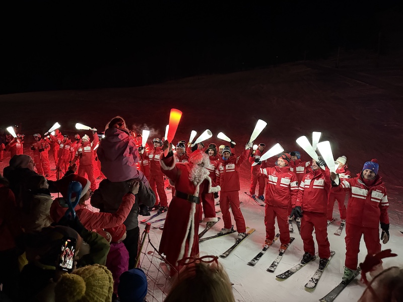 Programme et heures d'arrivée du Père Noël à Montgenèvre